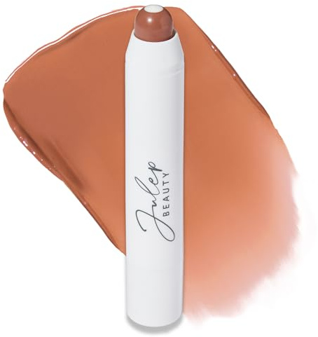 Julep It's Balm Full Coverage Lip Crayon (Rosewood Nude) Hydrating, Nourishing Lip Colour - Smooth, Highly Pigmented, Semi-Gloss Finish - Buildable Lipstick with Nourishing Vitamin E Lip Balm Core