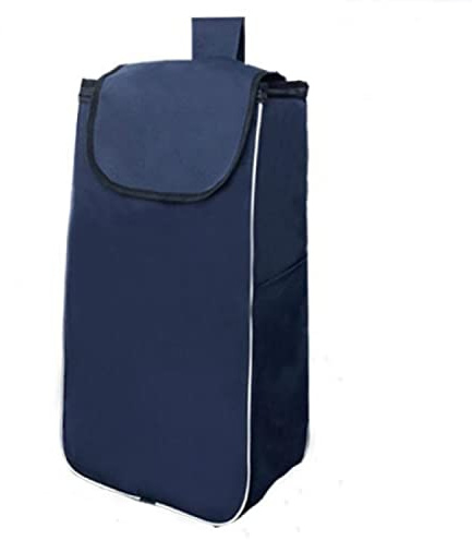 Oxford Cloth Waterproof Storage Bag - Trolley Replacement Bag, Push Cart Luggage Replacement Grocery Cart Bag (Solid Navy)