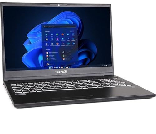 Terra Mobile 1516R i3-1315U - 15,6 Notebook mit Windows 11 Pro DVD-Laufwerk 8GB RAM, 500 GB SSD Laptop Wortmann AG schwarz