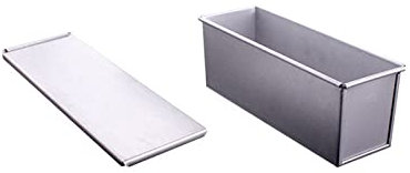 GAOFESA Stampi per pane antiaderenti teglie per pagnotta con coperchio Stampi in metallo da cucina Bakeware Teglia da forno per pane pagnotta torta