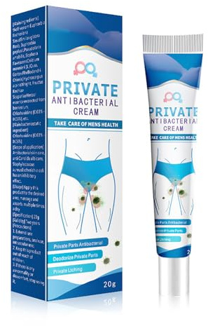 KOAHDE Crema para Aliviar la Picazón,Crema Corporal para la Piel,Crema para Picazón de Parte Privada para Hombre,20G,Aplicar Crema para la Piel Suavemente