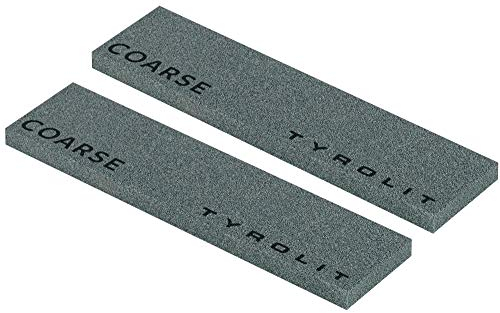 Tyrolit Life 2er Set Keramikfeilen COARSE für leistungsstarke Ski und Snowboardkanten - Premium Kantenschärfer aus Keramik für präzise wiederhergestellte Kanten und Schleifwinkel wie vom Skiservice