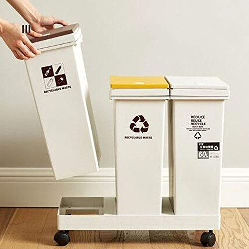 Contenedor de Basura Clasificador de 3 Compartimentos Separador de Basura Contenedor de Basura Clasificador de Basura Sistema de separación de Basura, Contenedor de Basura Contenedor de sepa