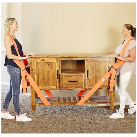 HENGBIRD Tragegurte Umzug 2 Personen Tragegurt Transportgurt Hebegurt zum Ergonomischen und Eifachen Heben Von Gegenstände Möbel Tragegurte für den täglichen Umgang mit Möbeln