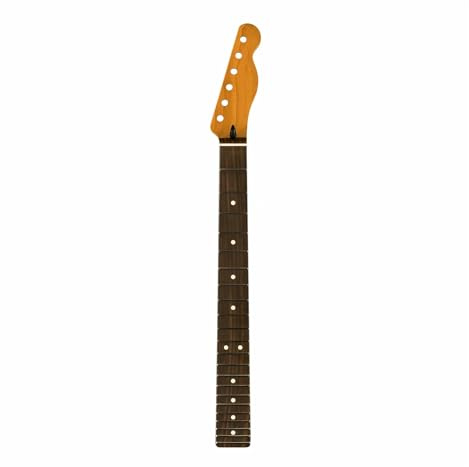DIY gitarrhals 22 bands TL elgitarr med greppbräda och hals i rosenträ
