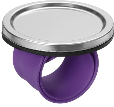 QUARKZMAN Bracciale Magnetica Portaspilli Cerchio Polso Cuscino per Spilli Cinturino in Silicone per Cucire Trapunte Viola