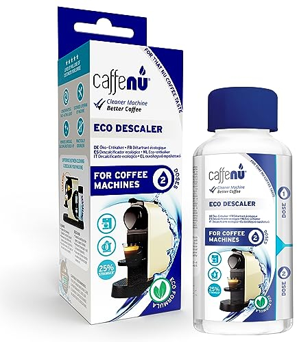 Universal Coffee Machine Descaler. 200ml Nespresso Compatible Descaler Kit. Dolce Gusto, Melitta, Gaggia Compatible. Removes Limescale and Provides Hotter Coffee. 2 Uses