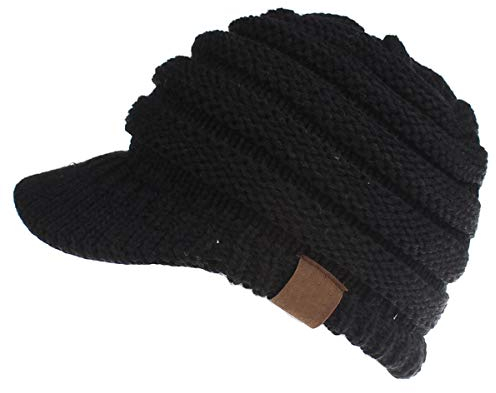 Altartar Damen Gestrickt verdicken Hut Mit Zöpfen Loch Loop Strickschal Mädchen Strickmütze Wintermütze