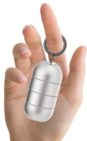 Ring Holder Keychain Case for Travel, Sports & Small Jewelry