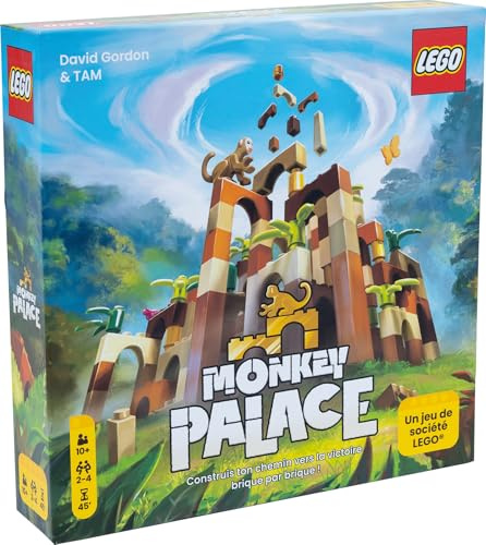 Lego Monkey Palace - Asmodee - Costruisci il tuo percorso verso la vittoria mattone dopo mattone! - 10 anni e pi? - Da 2 a 4 giocatori - 45 min