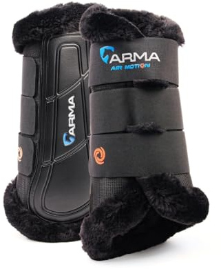 Shires Arma Air Motion SupaFleece borstningsstövlar – svart eller brun ponny svart