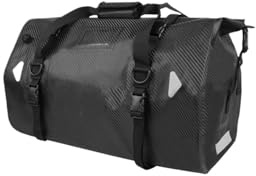 Borsa Posteriore Moto Per Moto Borsa Bauletto Impermeabile Viaggio Posteriore Portapacchi Portatile Sella Accessorio Per Ciclismo 40L 66L 80L 90L Borse Laterali Moto(20L Black)
