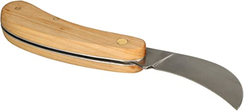 KOTARBAU® Cuchillo de injerto y esqueje, Cuchillo de jardinería con Hoja Plegable, Cuchillo de jardín, Cuchillo Plegable de Acero Inoxidable, Navaja de injertar, Cuchillo de poda