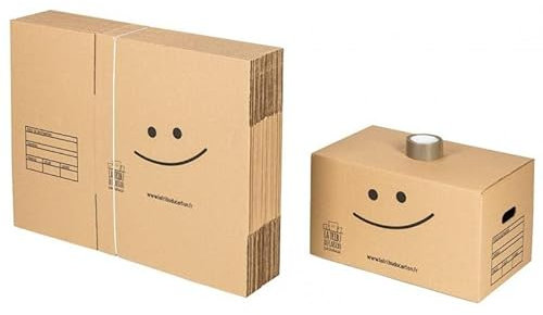 20 cartons standard avec 1 adhésif gratuit