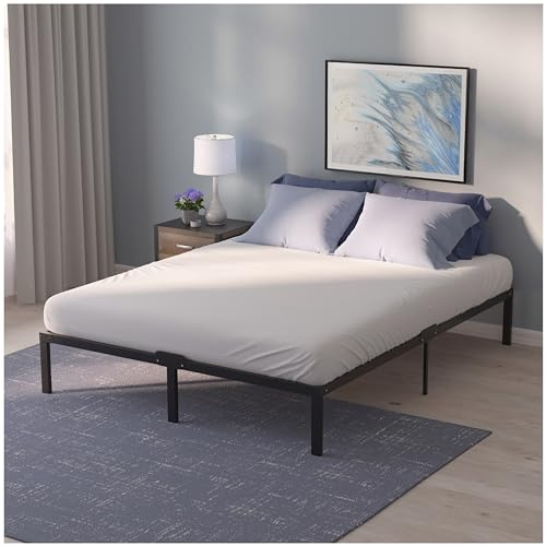 Dreamzie - Somier 160x190cm Bastidor Metálico - Cama Altura 41cm | Espacio de almacenamiento 37 cm · Matrimoniales · Con Patas · Estructura resistente · Montaje fácil · Diseño elegante