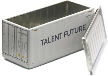 Gvblkq Crayon Box, Creative Pencil Box, Small Storage Case, Metal Tin with Lids, Portable Multi-Purpose Compact Container, for Tools, School Supplies, Boys, Food, Black, 1 Pack, 11.5x5x5cm