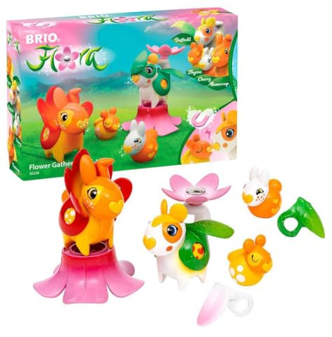 BRIO Flora - 36228 Flower Collector | Lekset för oändligt fantasifullt nöje för flickor och pojkar från 3 år och uppåt - underbar gåva