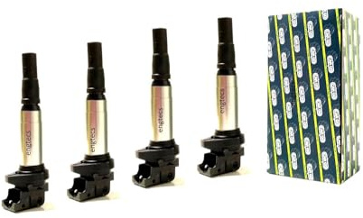 4x Zündspule Set 4-Zylinder für BMW MINI CITROËN DS OPEL PEUGEOT