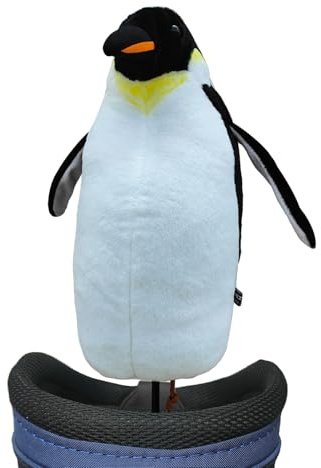 CHEZBABY Plush Animal Driver Sport Head Covers Golf Club Headcover for Golf Lovers Women Men (Emperor Penguin)