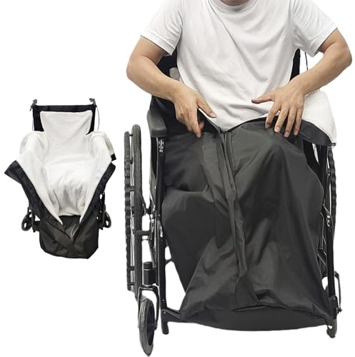 Shouxiut Manta Impermeable para Silla de Ruedas | Forro Polar cálido para piernas reclinables | Manta de Forro Polar para Silla de Ruedas, para Mujeres, Hombres, Ancianos, Adultos, Padre, Madre