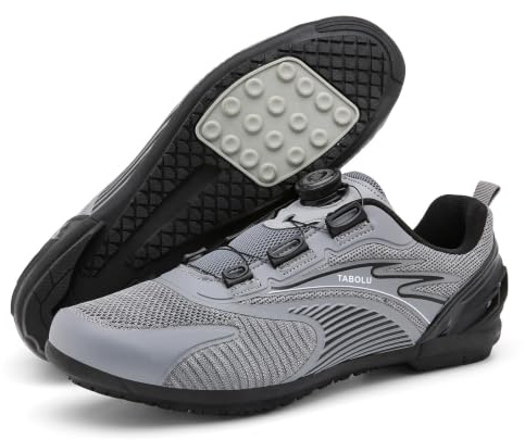 omcam Chaussures de vélo VTT Unisexe, Plates, antidérapantes, Respirantes, pour Route et Montagne, pour vélo en intérieur et extérieur