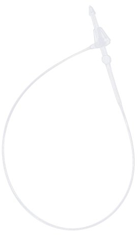 MagiDeal Sicherheitsfäden - Loop Pins - Loop Lock für Etiketten - Preisschild Preisträger - 1000Pcs - aus, Weiß 8cm