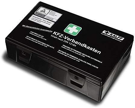Quattroerre 16057 Kit di Pronto Soccorso Rigido per Auto Omologato DIN 13164
