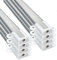 Jandei – Pack 8x Perfiles Aluminio 1M Longitud para Instalación de Tiras LED en Superficie, Canal para Luces Led con Difusor Semitransparente. El Kit incluye Tapas y Clips Montaje