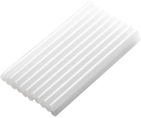 20Pcs Baton de Colle pour Pistolet 11x200mm Transparents Universels Bâton de Colle Chaude Séchage Rapide,Colle Pistolet à Colle 11mm pour Bricolage,Réparations,Artisanat et Joint