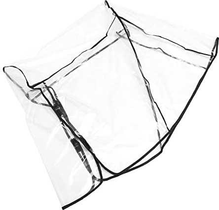 Beatifufu Cubierta Transparente Para Carrito Doble Protector Contra Lluvia y Viento y Cortaviento Para Silla Paseo Gemelar Fácil Instalación Grande