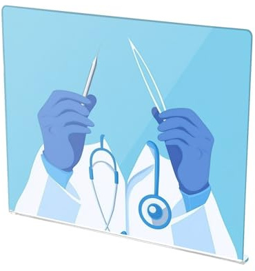 Acrylic Countertop Cutting Board Non Slip Transparent Board Over Counter Edge Housewarming Gifts Doctors Day Scalpel