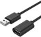 UNITEK Y-C417GBK - Cable de extensión USB 2.0 A macho a USB A hembra de 3 metros, extensión negra para impresora, teclado, lector de tarjetas, etc