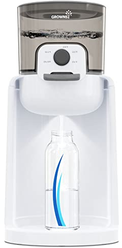 GROWNSY Instant Baby Bottle Warmer, Precise 4 Temperatures Control | Night Light, Midnight Feeding | Warm Water Dispenser for Formula in Seconds | 72H Smart Thermostat, Easy Keep Warm