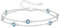 LOUISA SECRET Armband silber 925 damen mit Zirkonia Armband Doppelt Kette Verstellbar Armkette Valentinstag Muttertag Geburtstags Weihnachten Geschenk für Sie Frauen Freundin (925 Silver-12-Dez)