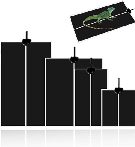 Tapete térmico para terrario, tapete de calefacción para reptiles, impermeable, de seguridad, ajustable, para el vivero de mascotas, con control de temperatura, apto para reptiles, tortugas,