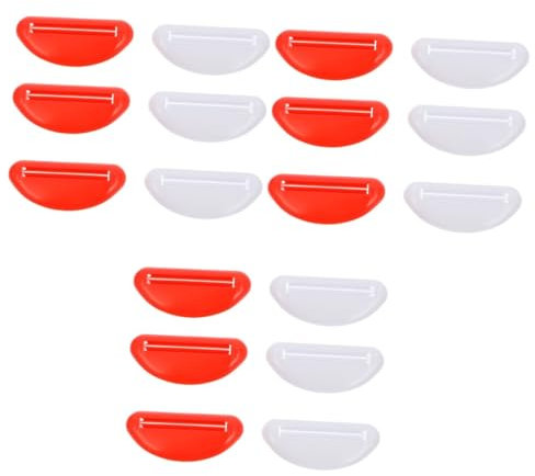 NIYANGLE 18pcs Toothpaste Tube Squeezer Gadget Makeup Squeezer Tool Safe for Family Home Use Random Color