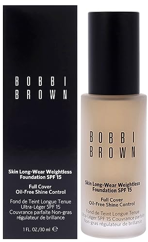 Bobbi Brown Skin Long-Wear Weightless Foundation SPF 15 - W-046 Warm Beige für Damen, 1 oz Foundation
