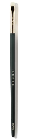 SOO ADOR okhee Eyeline Smudge Brush NUN06 â Professional Korean Eye Makeup Brush, Flat Precision Smudge Brush for Soft Eyeliner, Eyeshadow Blending & Natural Eye Definition