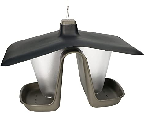 KOTARBAU® Vogelhaus zum Aufhängen Vogelfutterhaus aus Kunststoff mit Stahlseil Futterhaus für Vögel Vogelhäuschen Futterstationen für Wildvögel Vogelhaus Balkon Vogel Futterhaus Vogelfutterspender