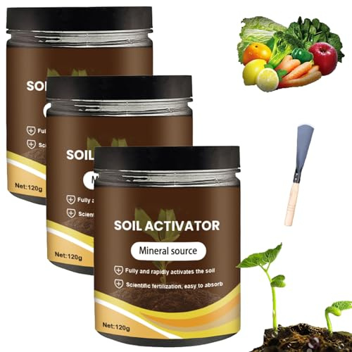 Soil Pro Activator, Soil Activated for Plants Vegetables, 2025 Organic SoilActivator & Plants, Organic Water-Soluble Formula for Optimal Nutrient Uptake & Root (3)