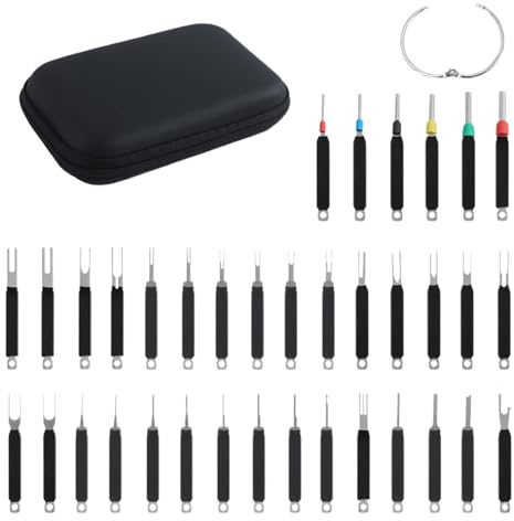 Verktyg för borttagning av eluttag | Bärbar Kontaktavdragare - Depinning-set för reparation av hushållsapparater - för bilelektronik elektrisk kabel batteriborttagningspanel