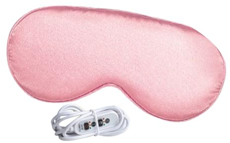 Parche Ocular Térmico Eléctrico, de Dormir con Vapor y 3 Niveles de Calor, Antifaz de Compresa Caliente Bloqueador de Luz para Cuidado Relajante, Relajación, Sueño, Meditación y Noche