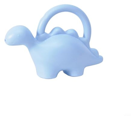 CashMuch Annaffiatoio per bambini a forma di animale, da 1 l, con simpatico irrigatore a forma di cartone animato, bollitore portatile da giardino per imparare a prendersi cura delle piante, blu, rosa