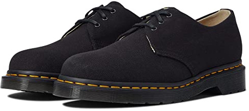 Dr. Martens Zapatos de Escalada para Hombre 1461 11838001, Lienzo Natural Negro, 36 EU