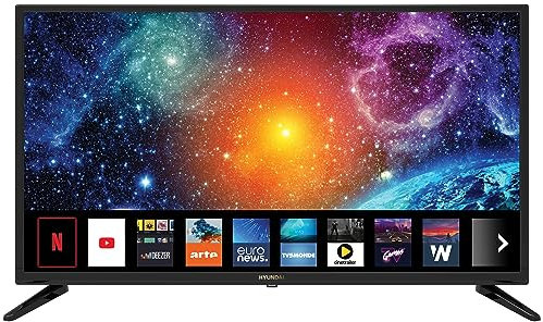Hyundai Smart Netflix TV LED 32 Pouces (80cm) - Haute Définition - Triple Tuner - WiFi Youtube - HDMI x2 - USB multimédia 2.0 x2 - Screencast - Sortie Casque - Sortie Optique - CI+ Ethernet