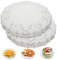 ZOFUN 450 Pcs Round Paper Doilies, 8.5 inch Doilies Lace Papers with Lace for Plates, White Disposable Dpyleys Lace Papers for Table, Greaseproof Lace Cake Papers for Wedding Tableware Cake Food Party