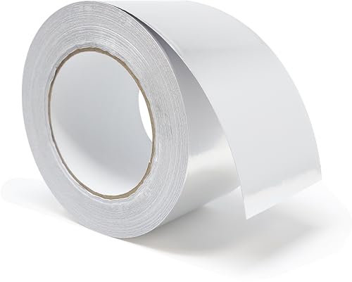 ArmaKit Aluminium Foil Tape - 75mm (3) x 50m, Extra Long Reflective Insulation Joining Tape for Loft, Metal, Radiator