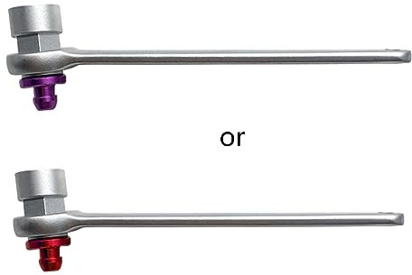 JSGHGDF Líquido de frenos de 11 mm, llave de purga de 12 puntos para purga de frenos e hidráulicos, sistemas de 12,1 cm