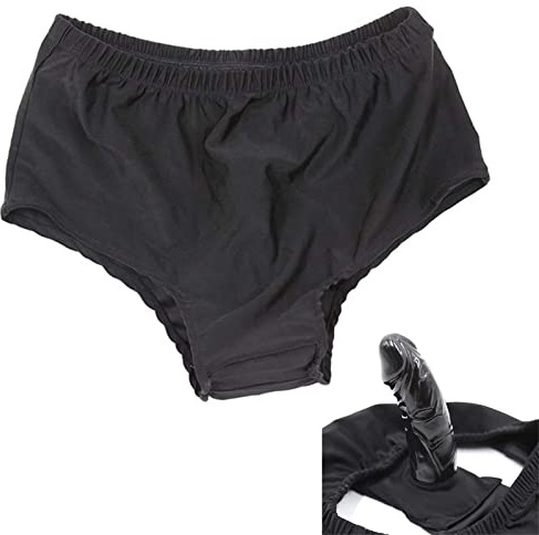 BFLaiCai Cintura Di Castità Slip Con Dildo Interno Plug Anale Butt Plug Pantaloni Sexy Intimo Lingerie Erotica Masturbazione Giocattolo Sessuale Per Donne E Uomini
