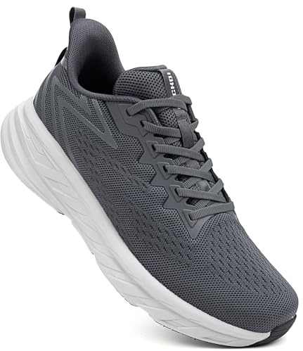 ODCKOI – breda slip-on-sneakers för män, halksäkra och bekväma för promenader, jogging, fritidsaktiviteter och löpning på väg